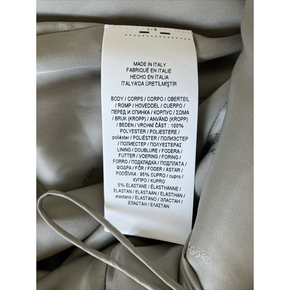 RALPH LAUREN COLLECTION PURPLE LABEL Welles SILVER SEQUIN Wide Leg Pants Size 12 - Picture 15 of 15